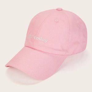 Letter Embroidered Baseball Cap